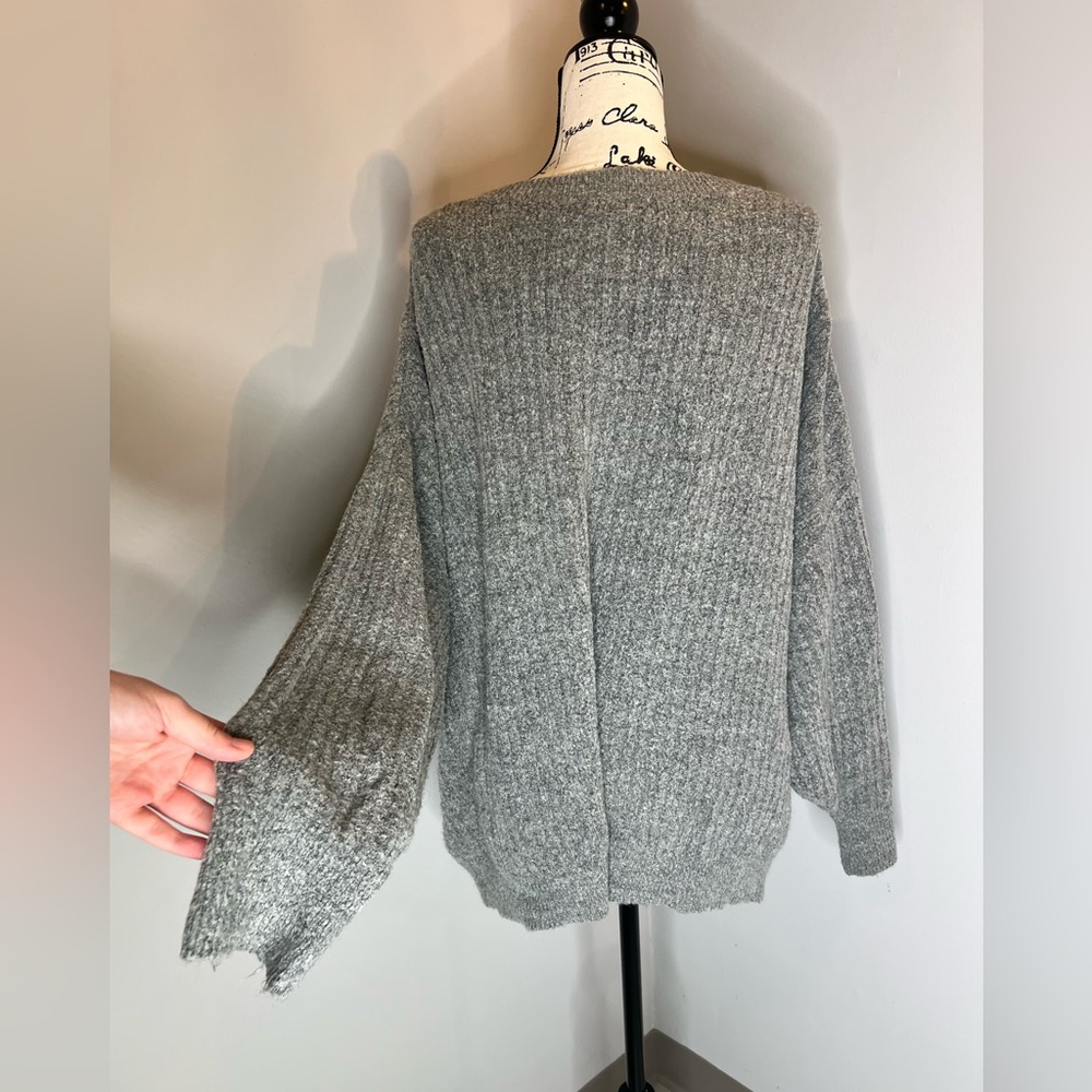 H&M Gray Button-Up Cardigan Sweater - Picture 4 of 6